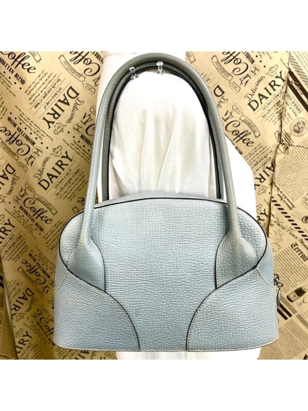 Loewe Handbag Light Blue Anagram Formal - Picture 2 of 16
